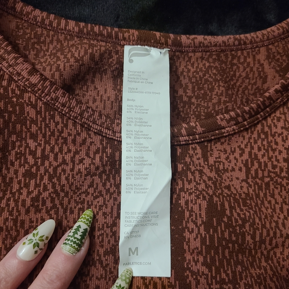 Fabletics Snake Print Top - image 2